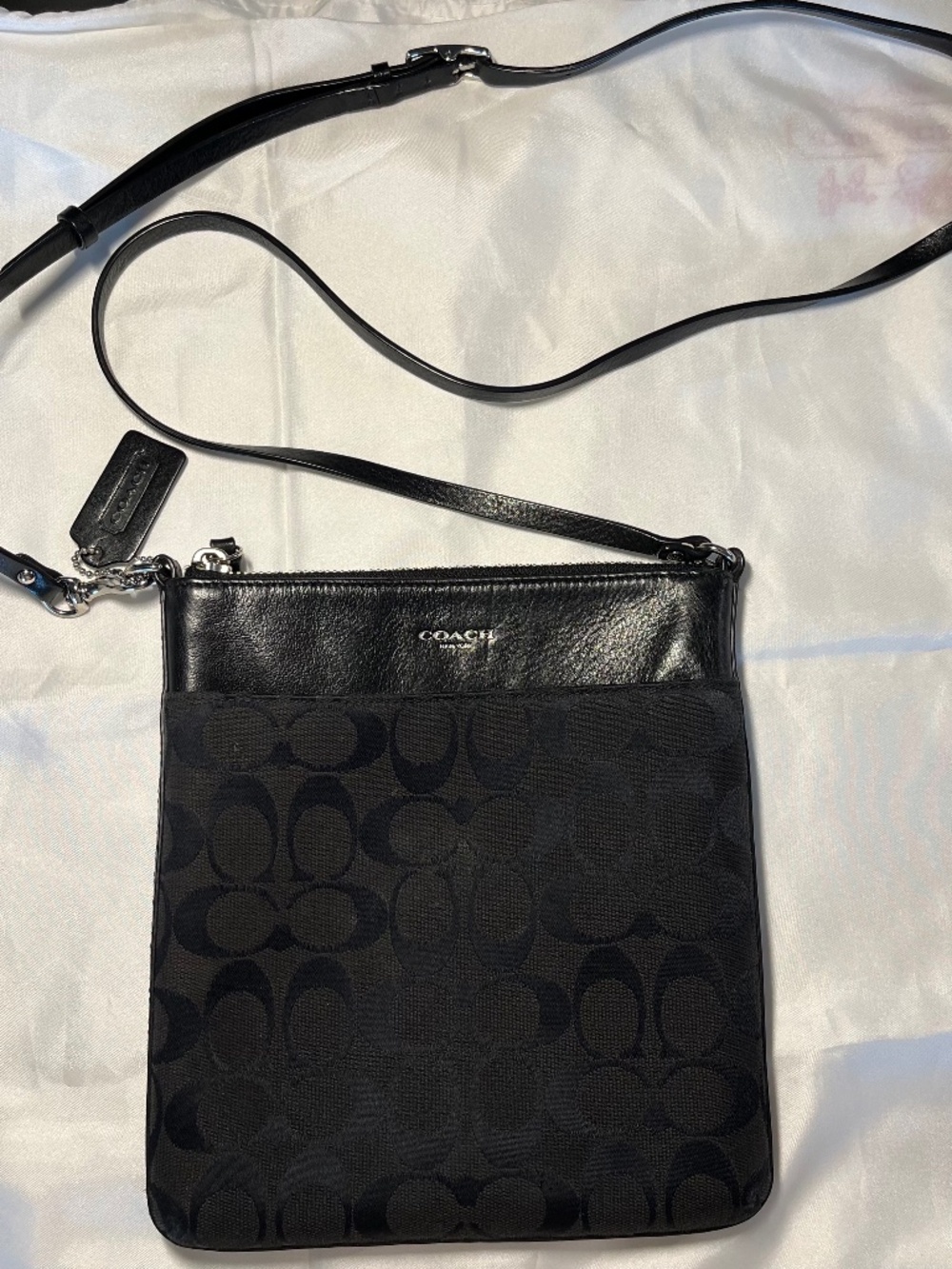 Authentic COACH Legacy Signature North/South Swingpack Crossbody